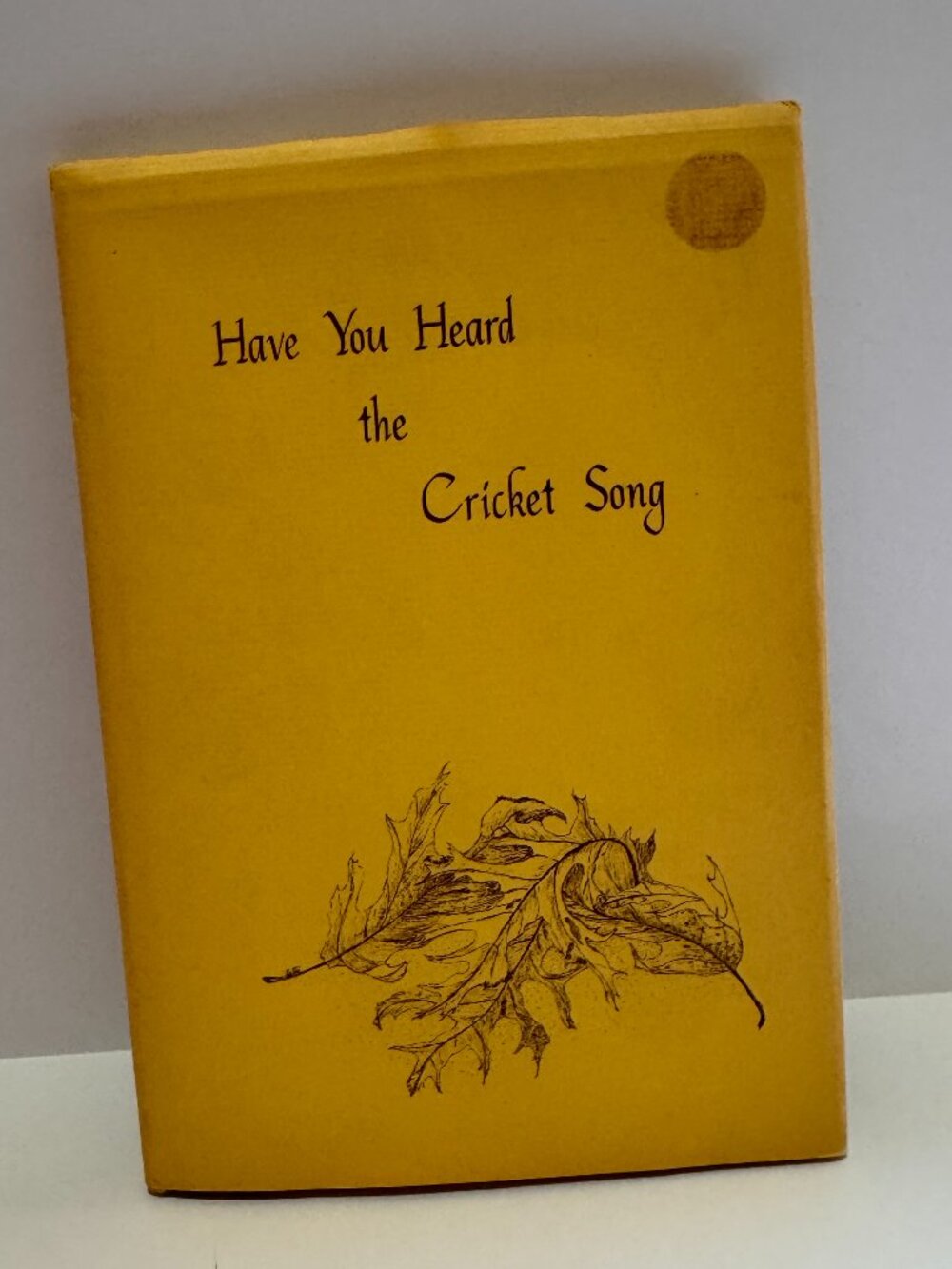 Have You Heard the Cricket Song Signed Abbott Bossen HC DJ 1979 8th Print
